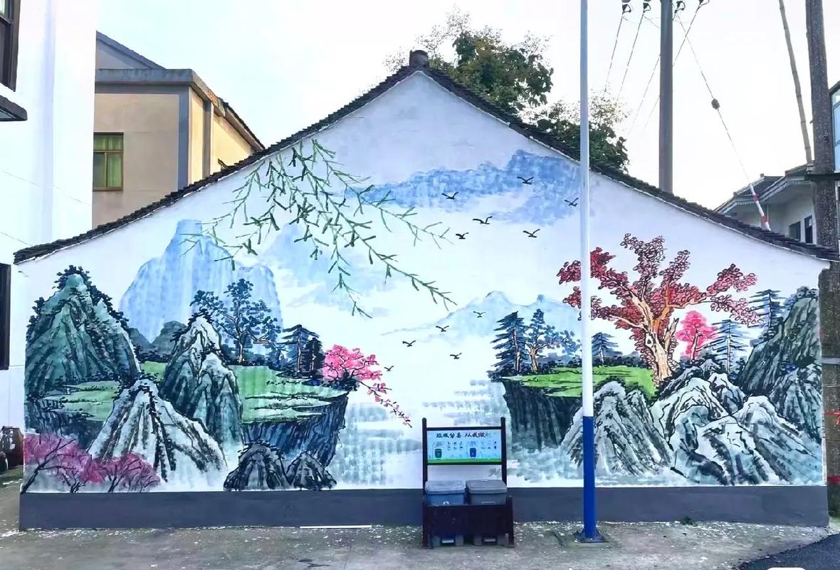 新農村計劃2022 #手繪墻 一支畫筆點亮鄉(xiāng)村振興,建設美