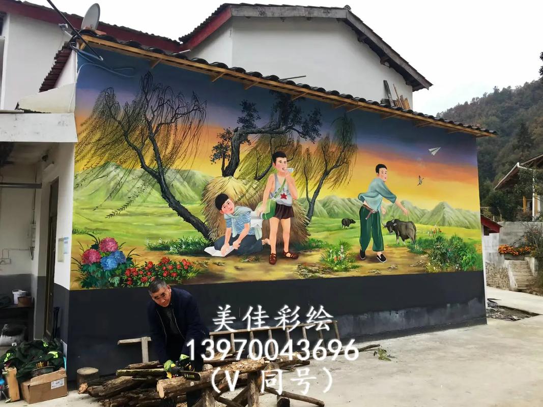 德興廣豐玉山墻繪墻體彩繪手繪墻涂鴉壁畫!德興彩繪墻繪(需要