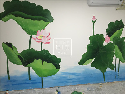 小章墻體彩繪圖|插畫|商業插畫|西安學校商場墻繪 