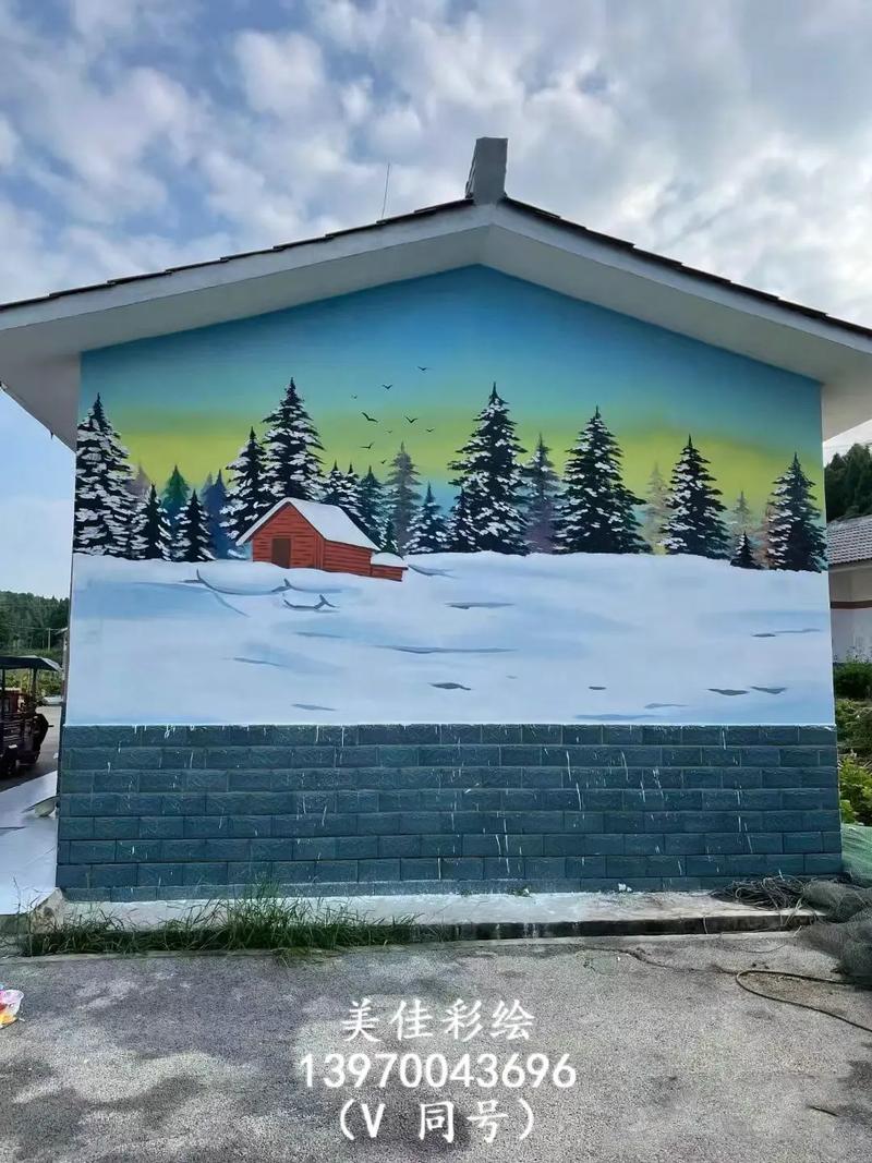 于都興國會昌墻繪墻體彩繪手繪墻涂鴉壁畫.
