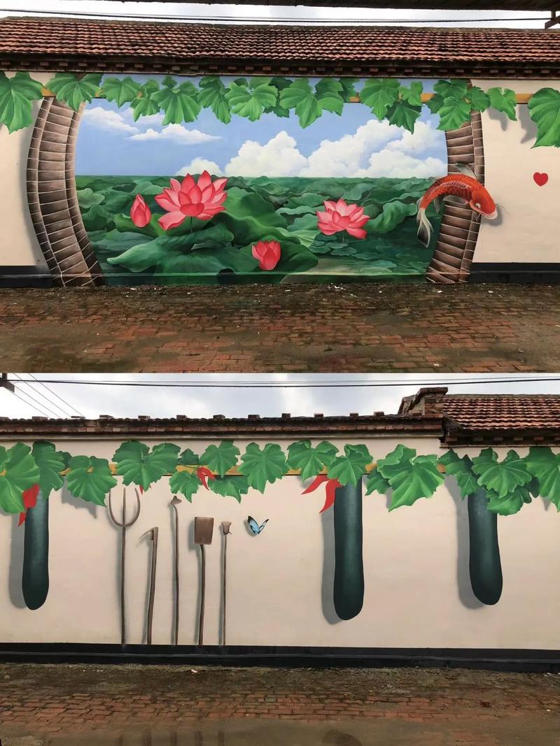 沁美冬瓜，繪就畢家村農產品文化新風尚——天津畢家村手繪墻藝術紀實