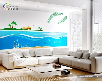 墻繪新藍海 銀箔無筆墻畫，輕松開啟財富之門